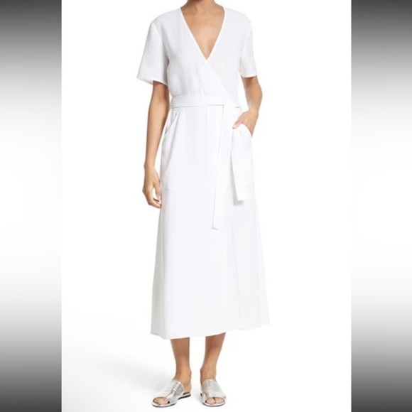 A.L.C. Asa Midi Wrap Dress - Picture 4 of 7